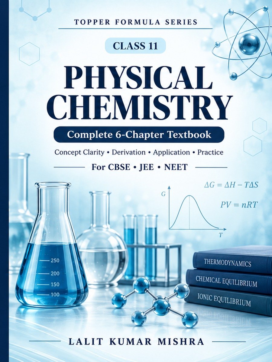 Topper Formula Class 11 Physical Chemistry textbook by Lalit Kumar Mishra