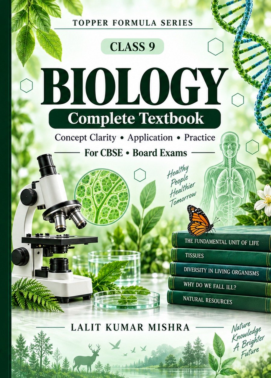 Topper Formula Class 9 Biology textbook by Lalit Kumar Mishra