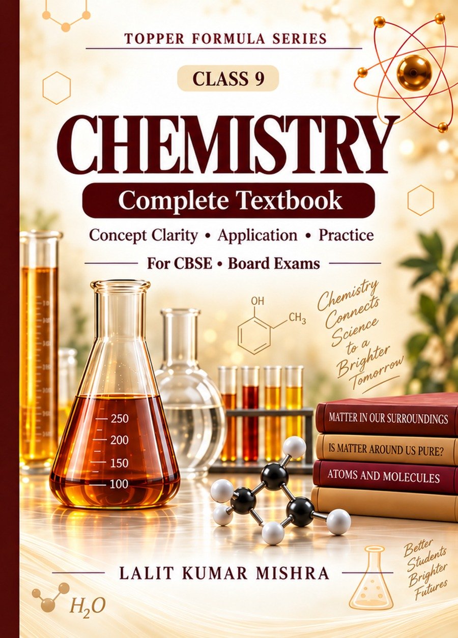 Topper Formula Class 9 Chemistry textbook by Lalit Kumar Mishra
